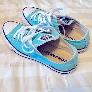 Converse. Turquoise. Size 8